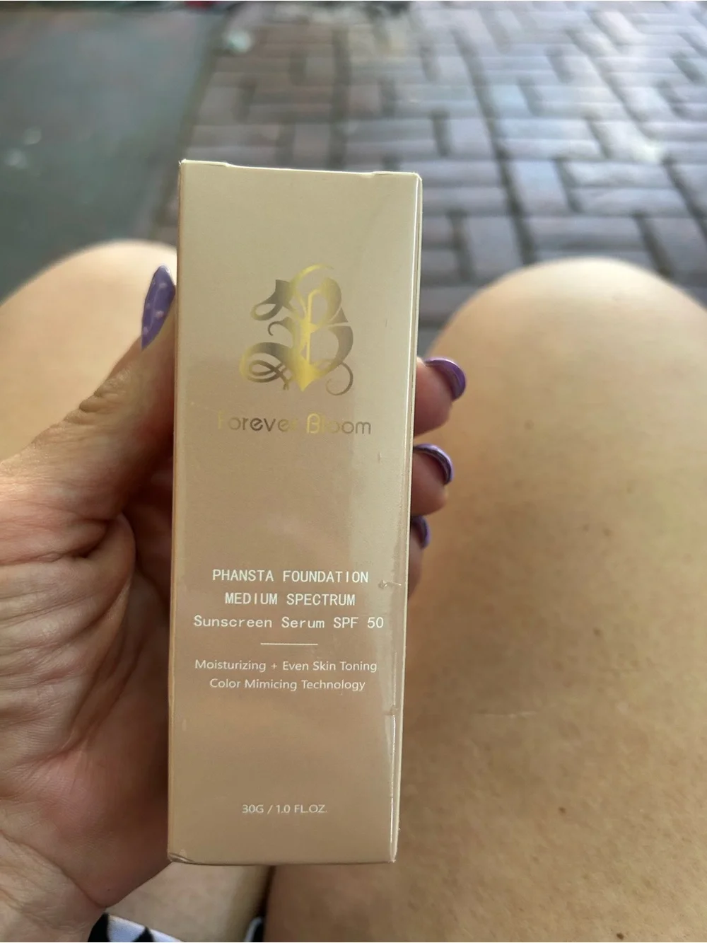 Forever Bloom Phansta Foundation - With sunscreen